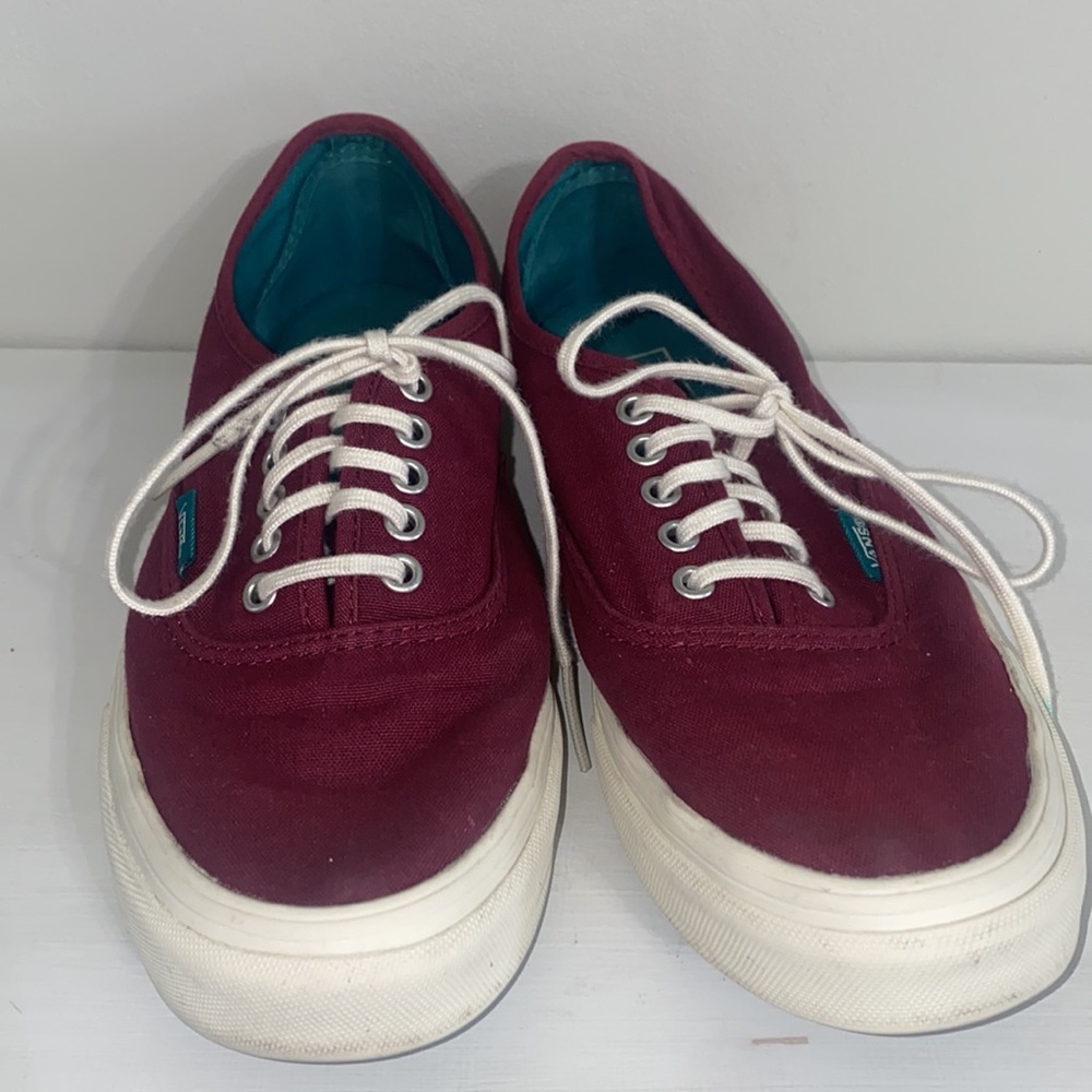 Vans Original Sneakers Canvas Port Royale Red Mens 6.5 Womens 8